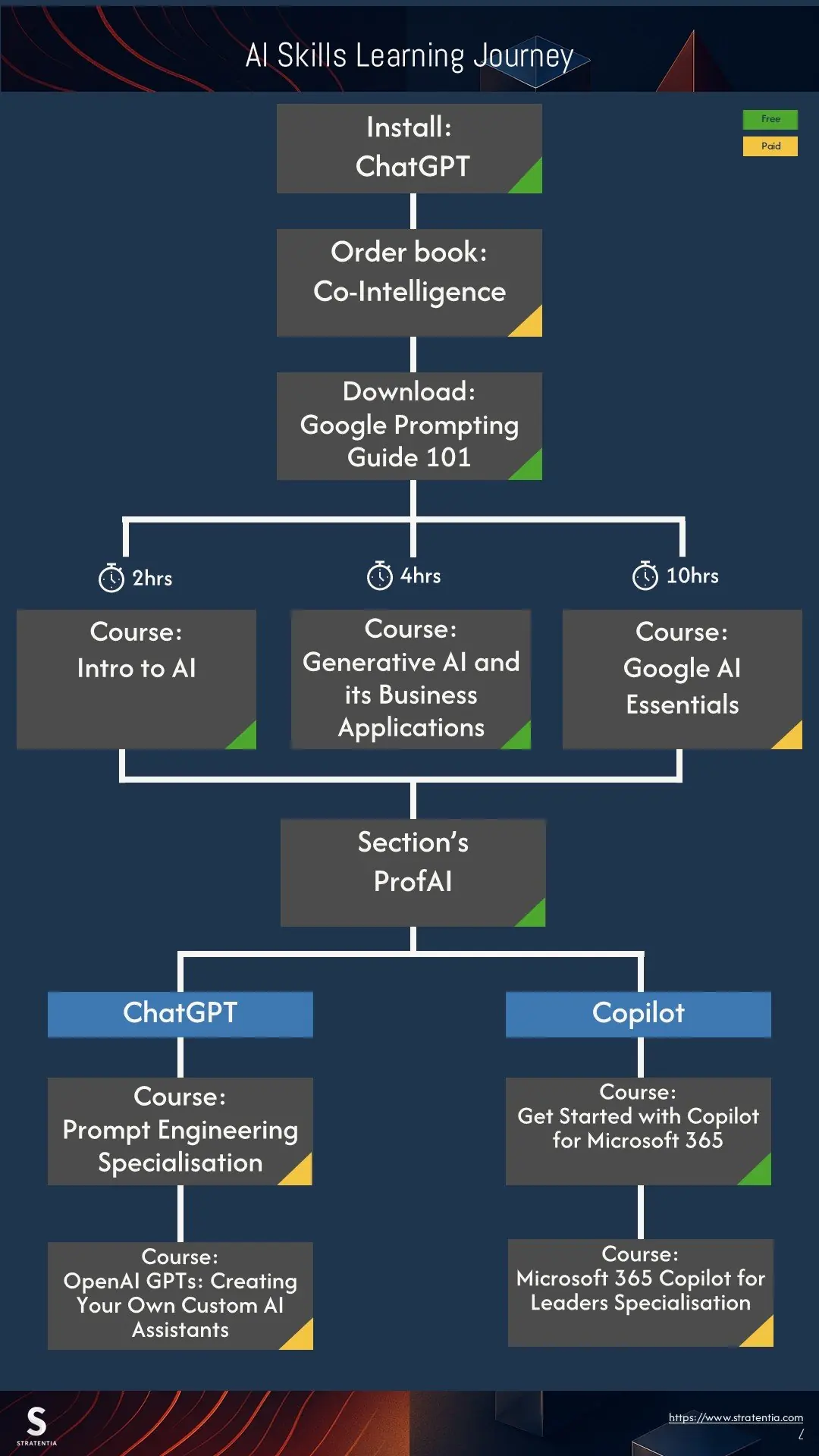 AI Skills Learning Journey - recommendation as of 20 May 2025